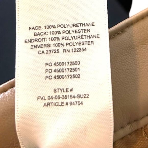 Aritzia Wilfred Beatrix Pants- High Waist Vegan Leather Flare a Pants- Size 2 - Picture 12 of 15